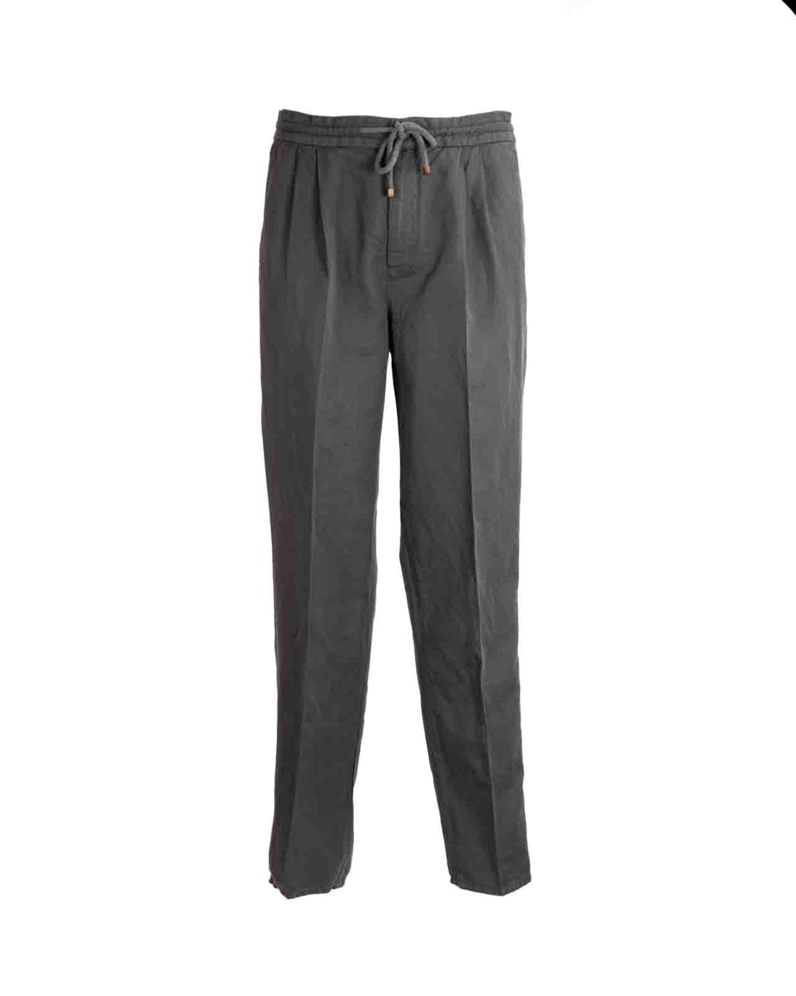 shop BRUNELLO CUCINELLI  Pantalone: Brunello Cucinelli pantaloni leisure fit in gabardina di lino e cotone con coulisse e pince.
Chiusura a zip con gancetti in metallo e coulisse.
Tasche frontali.
Tasche posteriori a filetto.
Pince.
Leisure fit.
Composizione: 54% LINO, 46% COTONE.
Fabbricato in Italia.. M291DE1710-C6313 number 55601